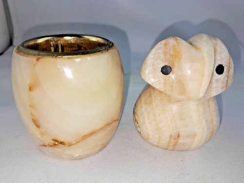 Set marmor stein eule kautz - set,