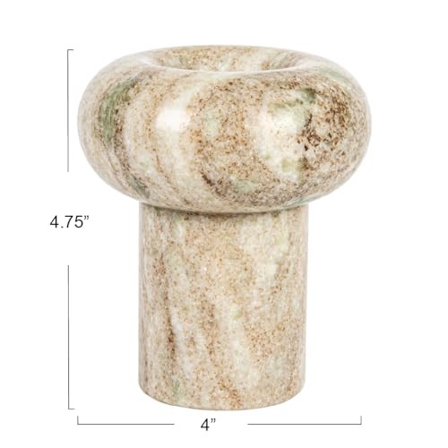 Teelichthalter rund aus marmor - aus,